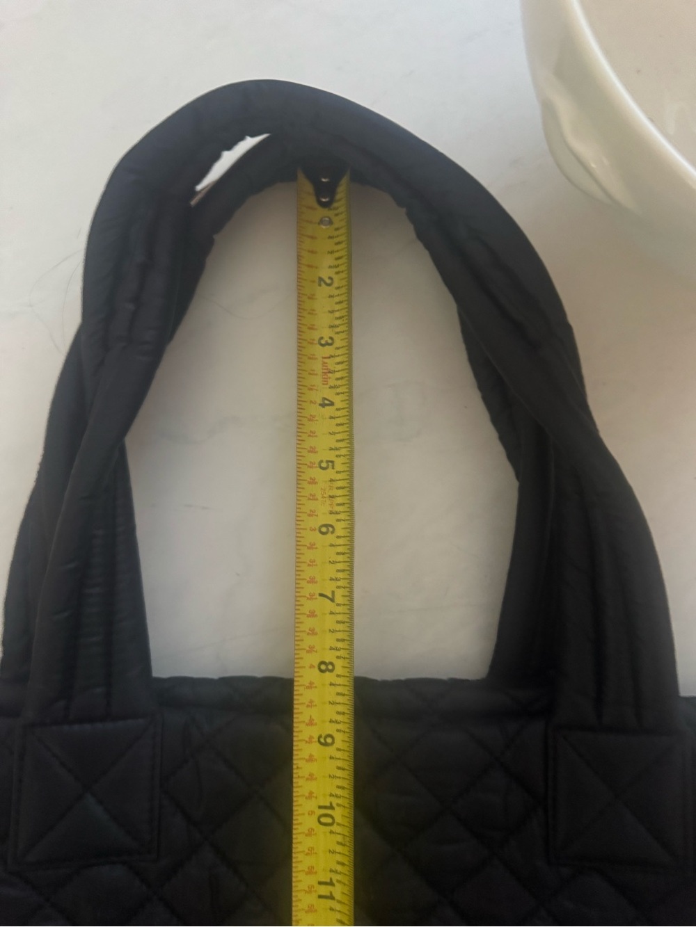 MZ Wallace Quilted Black Tote with Padded Handles - Picture 10 of 12